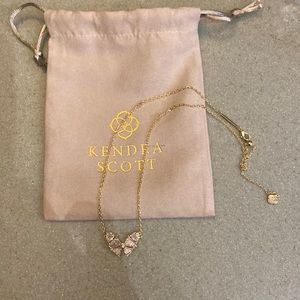 Kendra Scott Gold and Pink Necklace